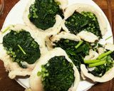 鶏胸肉のモロヘイヤ巻きオイマヨ胡麻ソース作り方14写真