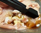 鶏胸肉のモロヘイヤ巻きオイマヨ胡麻ソース作り方16写真