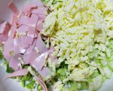 小麦粉を使わない　オクラのお好み焼き作り方4写真