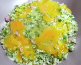 小麦粉を使わない　オクラのお好み焼き作り方7写真