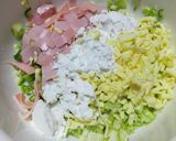 小麦粉を使わない　オクラのお好み焼き作り方5写真