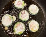 ゴーヤの海老とタコ詰め作り方5写真