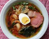 にんにくW使いの中華そば♪作り方1写真