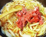 我が家の丼 玉ねぎ多め牛丼、春雨入り。作り方6写真