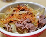 我が家の丼 玉ねぎ多め牛丼、春雨入り。作り方8写真