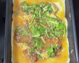 タイ風！鶏そぼろとパクチーの玉子焼き♫作り方6写真