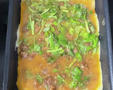 タイ風！鶏そぼろとパクチーの玉子焼き♫作り方5写真