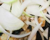 豚ロース・ステーキ肉の厚切りやきそば作り方2写真