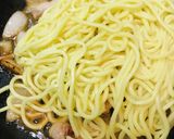 豚ロース・ステーキ肉の厚切りやきそば作り方3写真