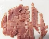 胡麻風味の鶏ガラハム炒飯風おにぎり作り方1写真