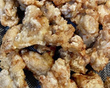 子ども喜ぶ我が家の丼♪唐揚げ&玉子焼き丼作り方1写真