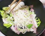 【弁当用】さっぱり焼きうどん作り方2写真