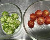 キウイと夏野菜サラダ作り方5写真