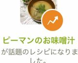ピーマンのお味噌汁作り方15写真
