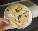 豚肉とさつまいも、塩バター炒め作り方3写真