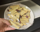 豚肉とさつまいも、塩バター炒め作り方3写真