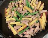 豚肉とさつまいも、塩バター炒め作り方7写真