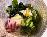 ハムときゅうりのサラダ作り方8写真