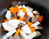 圧力鍋で簡単牛すじ味噌煮込み作り方4写真