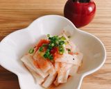 大根の明太子和え。お酢でさっぱりと作り方3写真