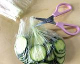ズッキーニの梅おかか和え作り方4写真