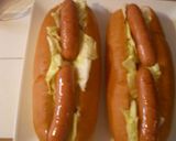 休日の朝に☆喫茶店風ホットドッグ作り方2写真
