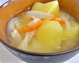 料理酒入りの簡単♡じゃがいものお味噌汁♡作り方8写真