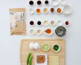 麻辣冷やしビーフン ～本格煮玉子添え～作り方2写真