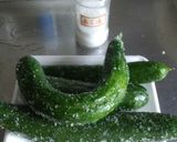 キムチの素でからっきゅう作り方1写真