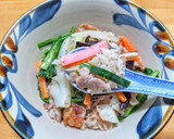 我が家の丼☆お手軽ちゃんぽん丼作り方8写真