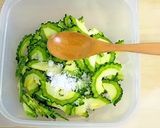 ワタを取らないゴーヤチャンプルー作り方5写真