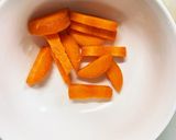 根菜茄子簡単ほんのりエビチリ温野菜サラダ作り方2写真