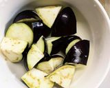 根菜茄子簡単ほんのりエビチリ温野菜サラダ作り方6写真