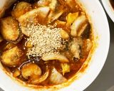 根菜茄子簡単ほんのりエビチリ温野菜サラダ作り方19写真