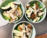 レンジ肉無豆腐きな粉オニオン味野菜炒め作り方11写真