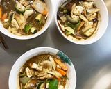 レンジ肉無豆腐きな粉オニオン味野菜炒め作り方16写真