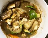 レンジ肉無豆腐きな粉オニオン味野菜炒め作り方17写真