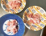 全てレンジもやし入タコライス味甘酢酢豚作り方2写真