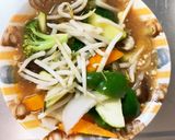 全てレンジもやし入タコライス味甘酢酢豚作り方13写真