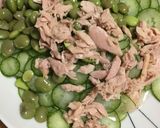 ツナときゅうりと枝豆のカンタン酢サラダ作り方3写真