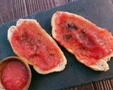 トマトとパンpan con tomate作り方7写真