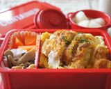 10分で*コロッケ丼弁当作り方10写真