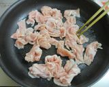 茄子と豚肉のハニーケチャップ炒め♡作り方2写真