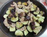 茄子と豚肉のハニーケチャップ炒め♡作り方3写真