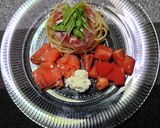 ヨウサマの減塩セブンのバジル生ハムパスタ作り方4写真