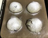 黒豆と黒ごまのもっちりパン作り方8写真
