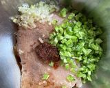 ゴーヤ水餃子 ピリ辛味噌ダレ作り方1写真