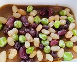 甘納豆のかんたん黒糖水無月作り方7写真