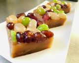 甘納豆のかんたん黒糖水無月作り方9写真