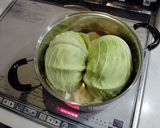 まるごと!キャベツの肉詰め作り方3写真